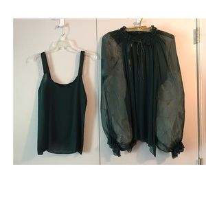 Vintage Oscar de la Renta Peasant Sleeve Blouse